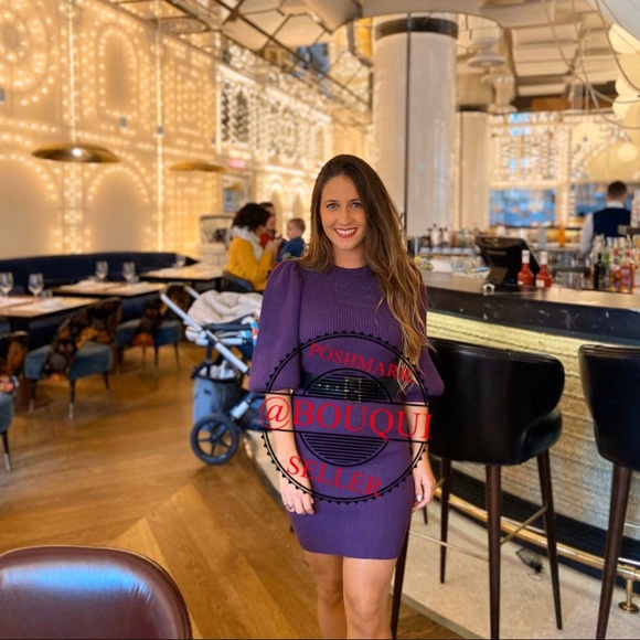 BLOGGERS FAVORITE ZARA PUFF SLEEVES KNIT DRESS - Picture 4 of 8